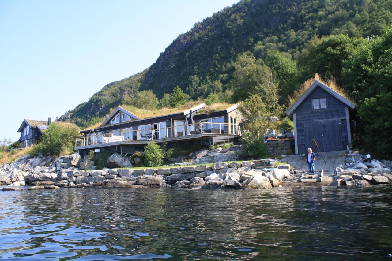 Smastranda Fjord Lodge Aheim Exterior foto
