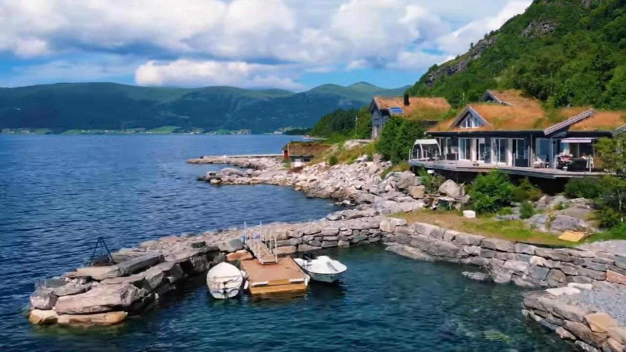 Smastranda Fjord Lodge Aheim Exterior foto